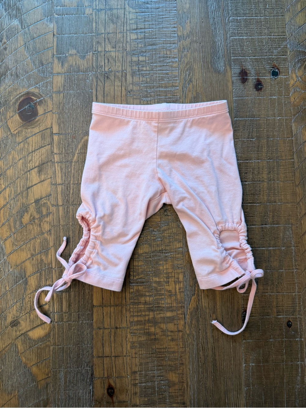 Paper Wings Pink Capri Tie-Ankle Pants Toddler Girl 2T
